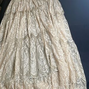 Large Creme-ish Beige Skirt